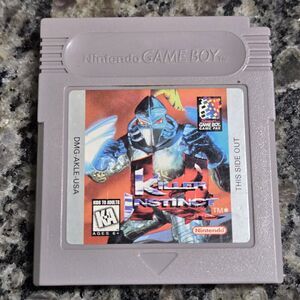 Killer Instinct (Nintendo Game Boy, 1995) Authentic Cartridge Only Tested Good